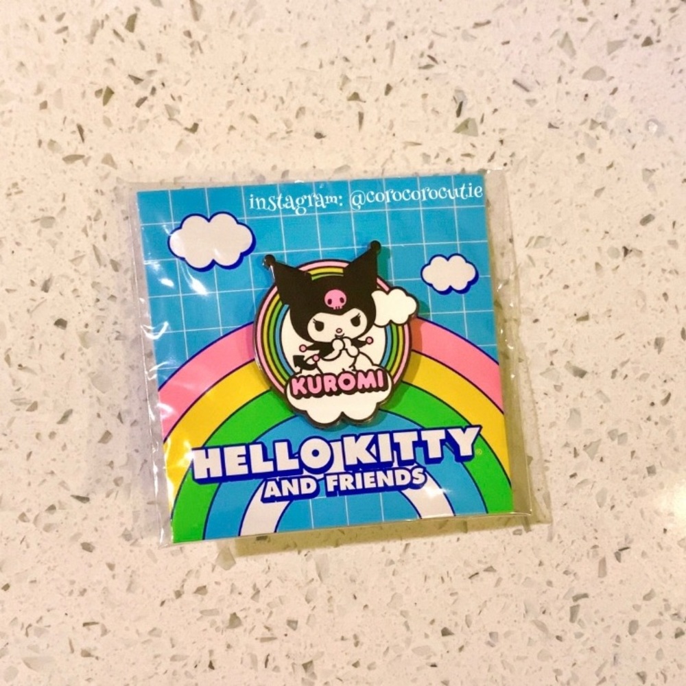 🧡 SOLD 🧡 Sanrio Kuromi 2021 Friend Of The Month Pin Enamel Collectible